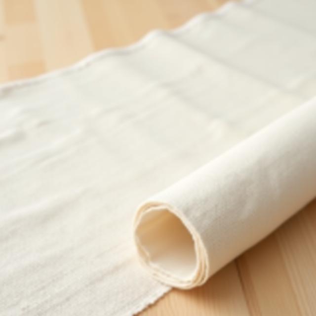 Organic cotton fabric roll