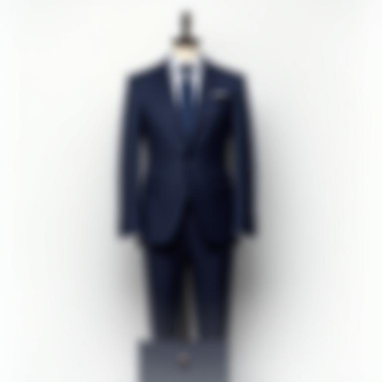 Navy Super 130s Travel Suit