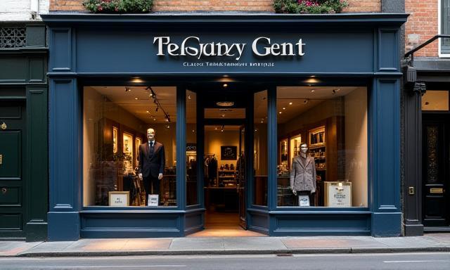 The Sydney Gent storefront on Oxford Street